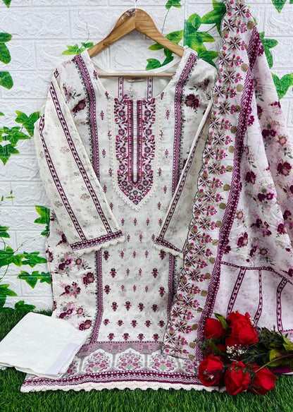 Bin Saeed Lawn-4 Deepsy Cotton Pakistani Readymade Suits