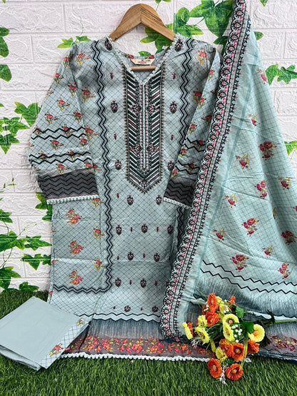Bin Saeed Lawn-5 Deepsy Cotton Pakistani Readymade Suits