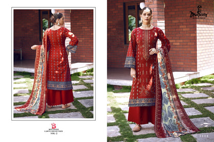 Bin Saeed Lawn Vol 3 Majesty Cotton Karachi Salwar Suits