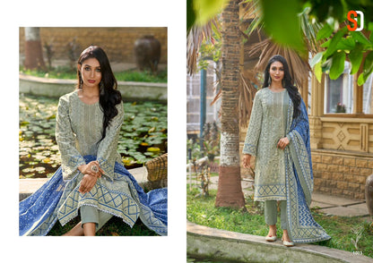 Bin Saeed Lawn Vol 6 Shraddha Designer Cotton Karachi Salwar Suits