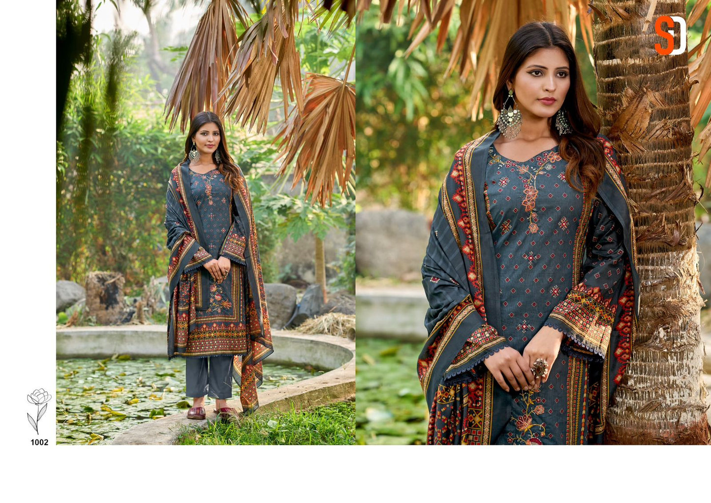 Bin Saeed Lawn Vol 6 Shraddha Designer Cotton Karachi Salwar Suits