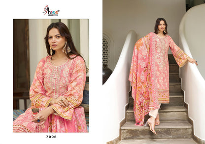 Bin Saeed Lawn Vol 7 Shree Fabs Lawn Pakistani Readymade Suits
