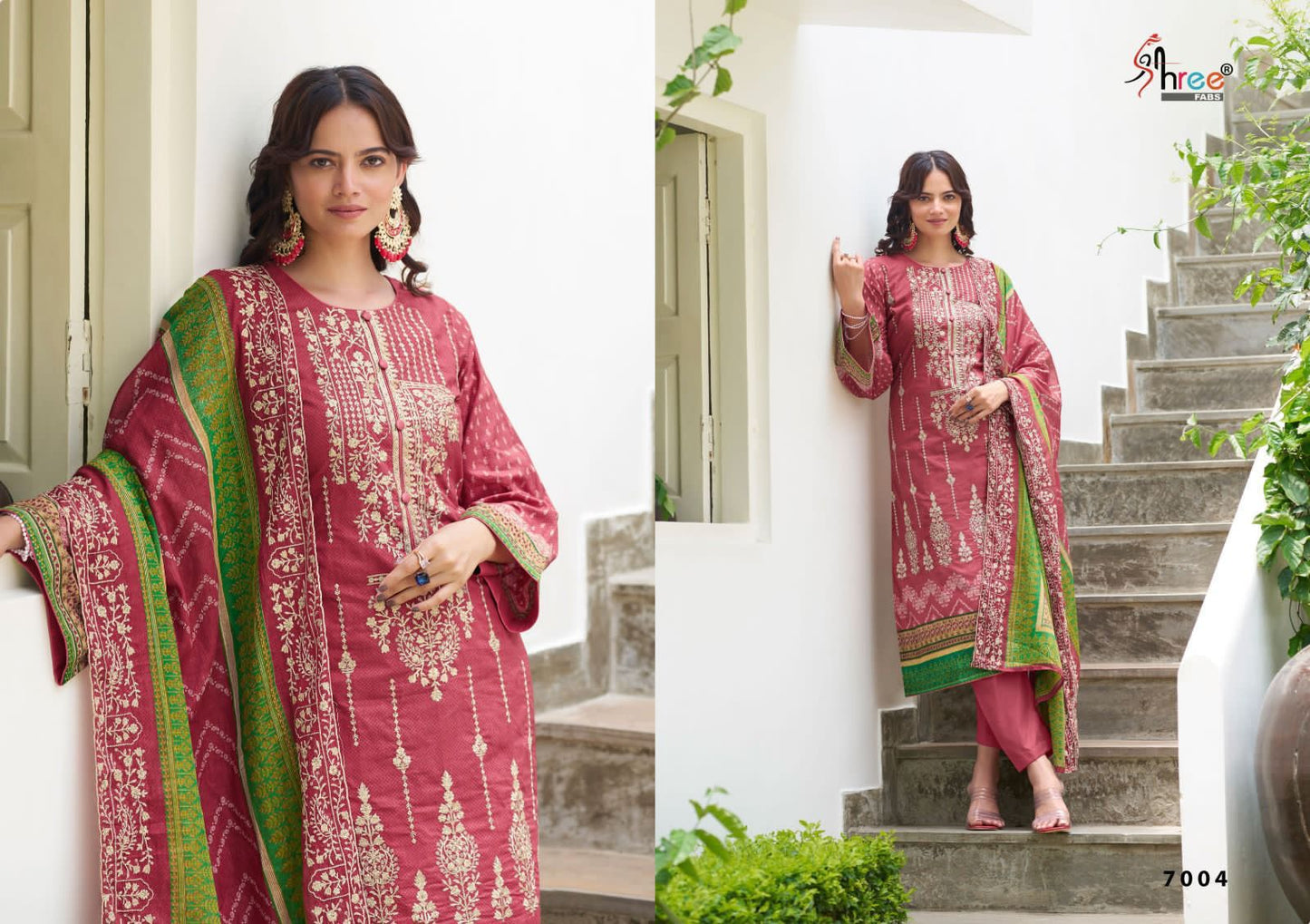 Bin Saeed Lawn Vol 7 Shree Fabs Lawn Pakistani Readymade Suits