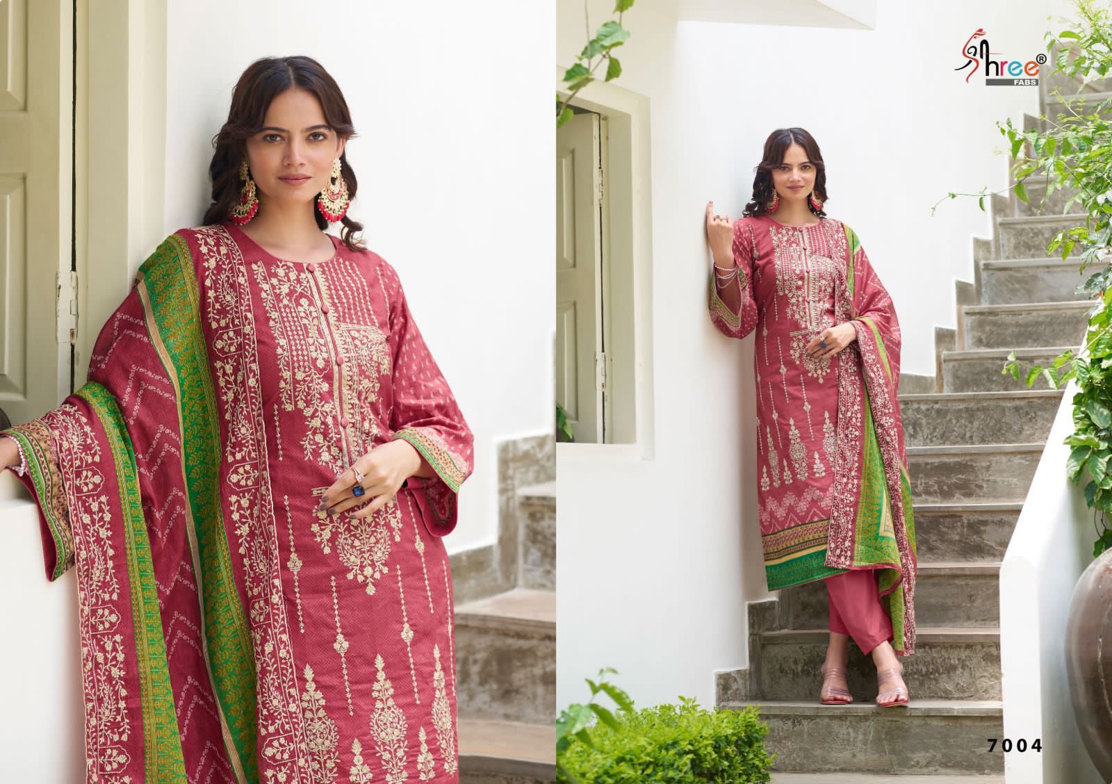 Bin Saeed Lawn Vol 7 Shree Fabs Lawn Pakistani Readymade Suits