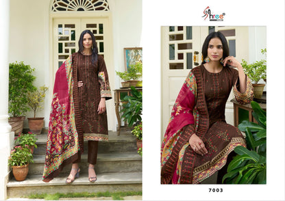 Bin Saeed Lawn Vol 7 Shree Fabs Lawn Pakistani Readymade Suits