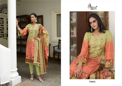 Bin Saeed Lawn Vol 7 Shree Fabs Lawn Pakistani Readymade Suits
