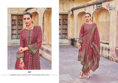 Bin Saeed Lawn Vol 8 Shree Fabs Karachi Salwar Suits