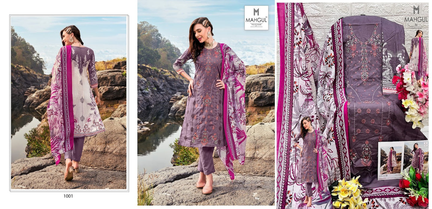 Bin Saeed Vol 1 Mahgul Lawn Cotton Pakistani Salwar Suits