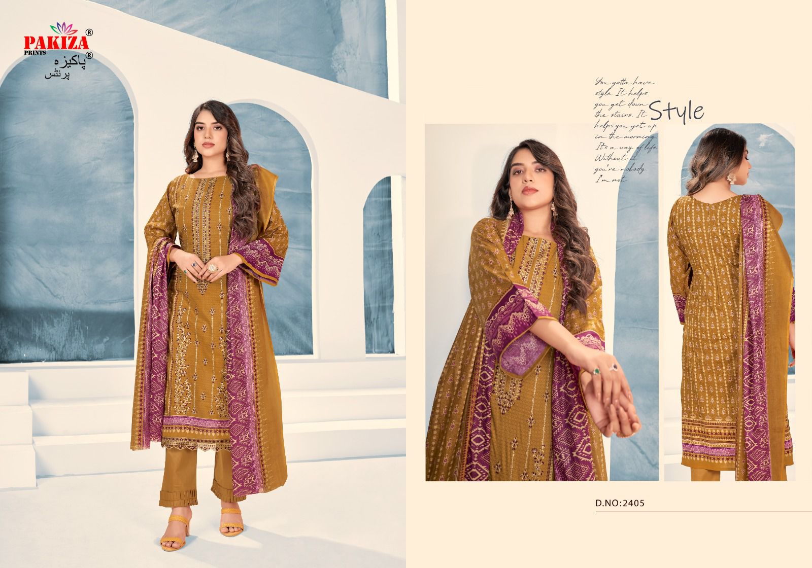 Bin Saeed Vol 24 Pakiza Prints Lawn Cotton Karachi Salwar Suits