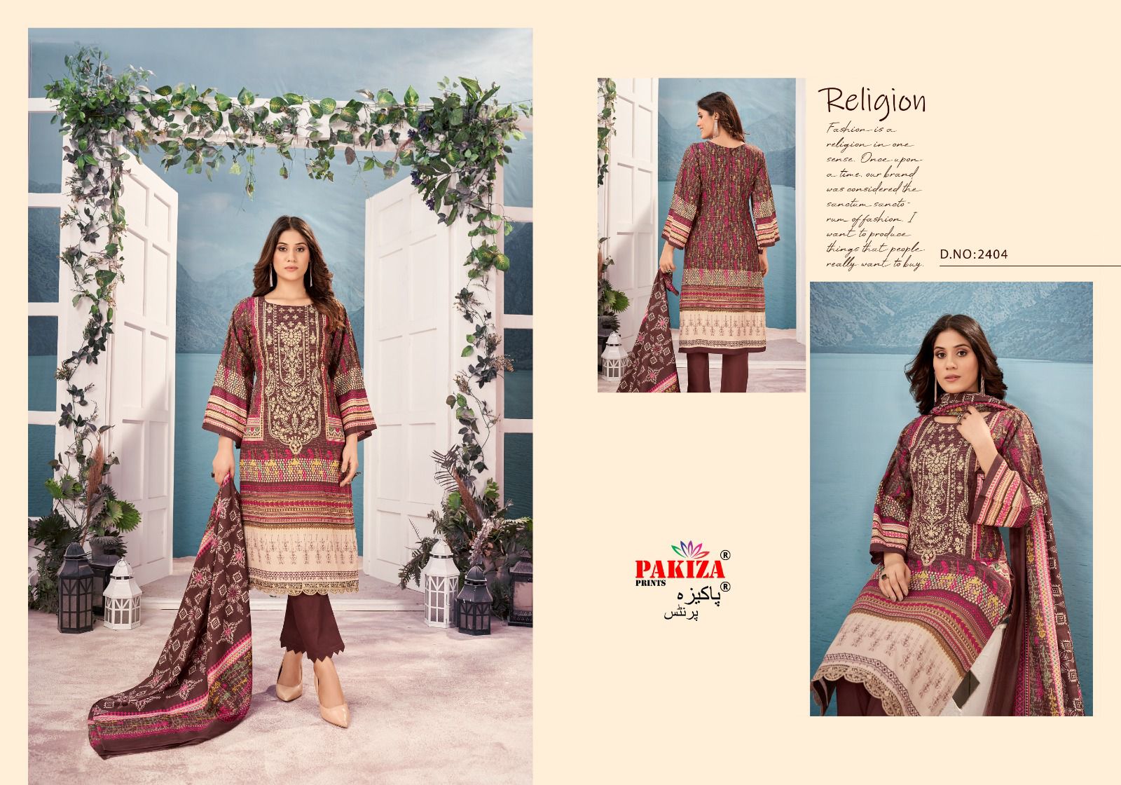 Bin Saeed Vol 24 Pakiza Prints Lawn Cotton Karachi Salwar Suits