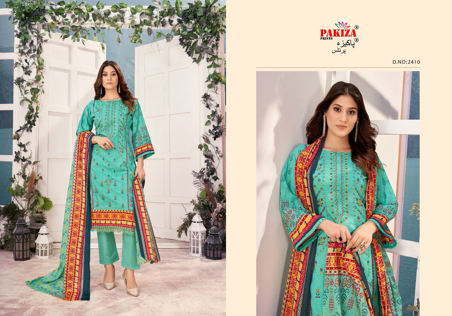 Bin Saeed Vol 24 Pakiza Prints Lawn Cotton Karachi Salwar Suits