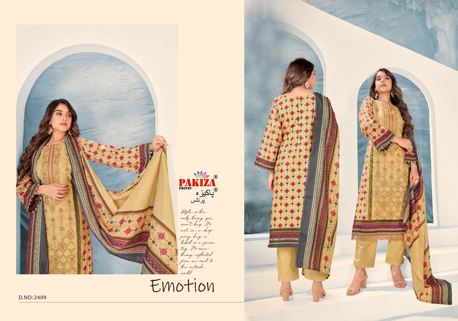 Bin Saeed Vol 24 Pakiza Prints Lawn Cotton Karachi Salwar Suits