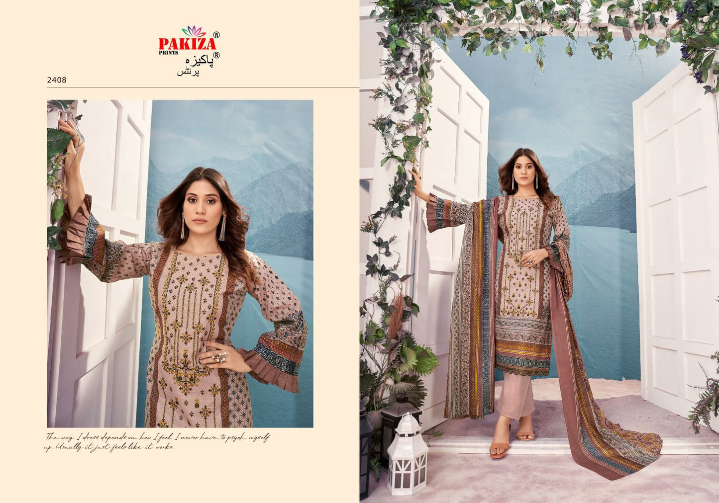 Bin Saeed Vol 24 Pakiza Prints Lawn Cotton Karachi Salwar Suits