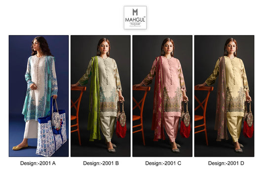 Bin Saeed Vol 2 Mahgul Lawn Cotton Pakistani Salwar Suits