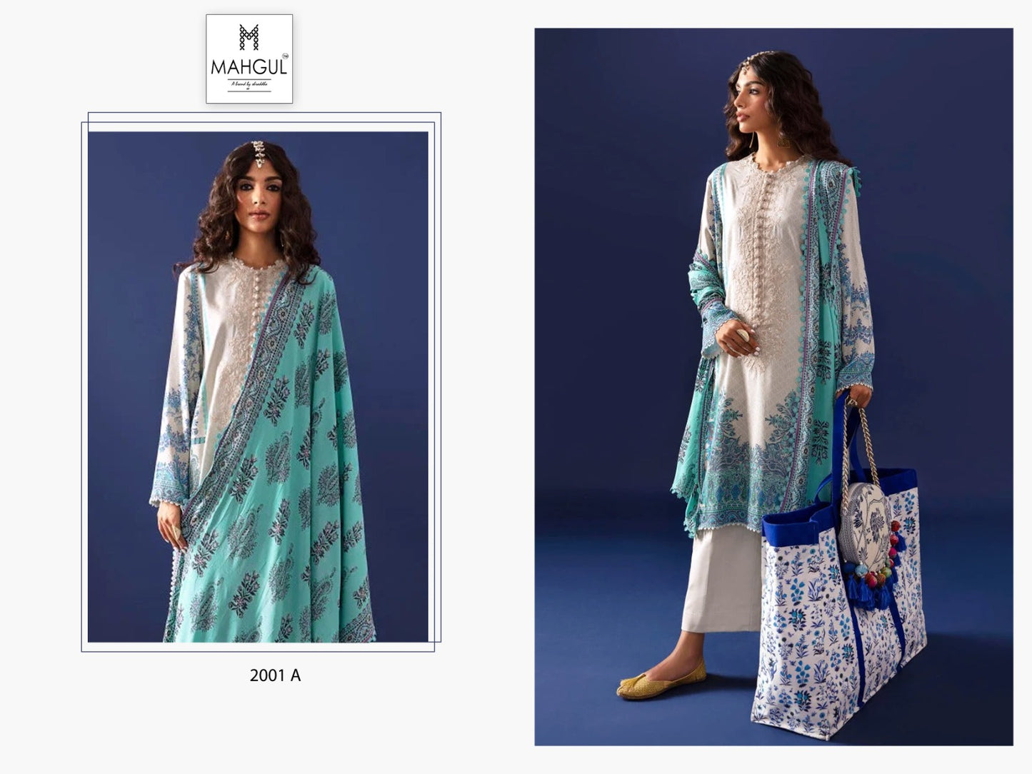 Bin Saeed Vol 2 Mahgul Lawn Cotton Pakistani Salwar Suits