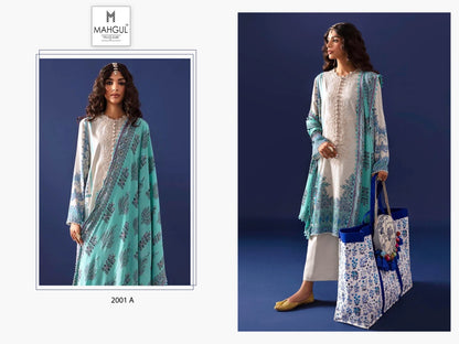 Bin Saeed Vol 2 Mahgul Lawn Cotton Pakistani Salwar Suits