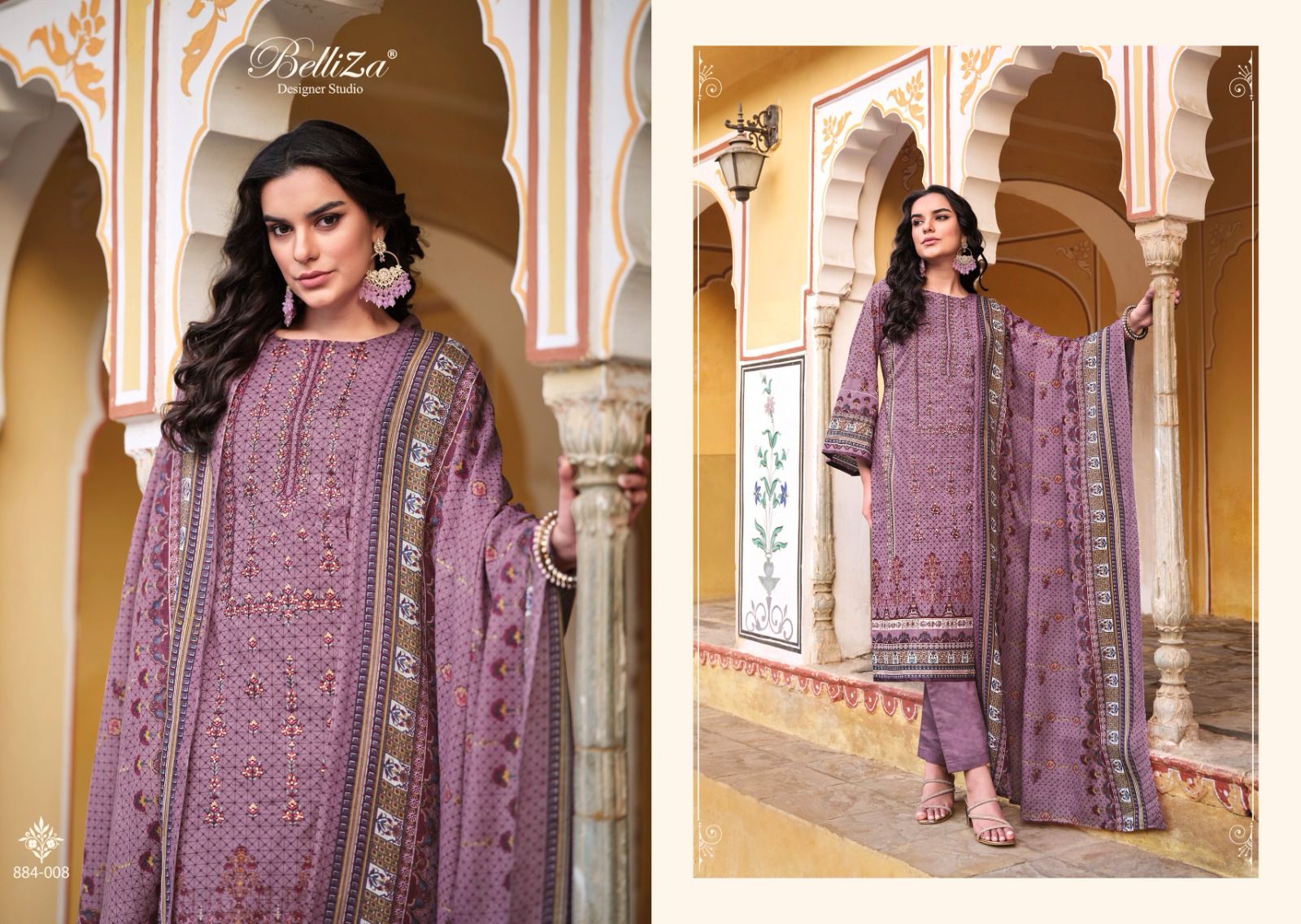 Bin Saeed Vol 3 Belliza Designer Studio Cotton Karachi Salwar Suits