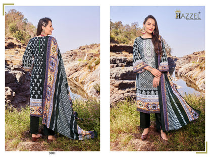 Bin Saeed Vol 3 Hazzel Lawn Cotton Karachi Salwar Suits