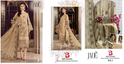 Bin Saeed Vol 4 Jade Lawn Cotton Karachi Salwar Suits