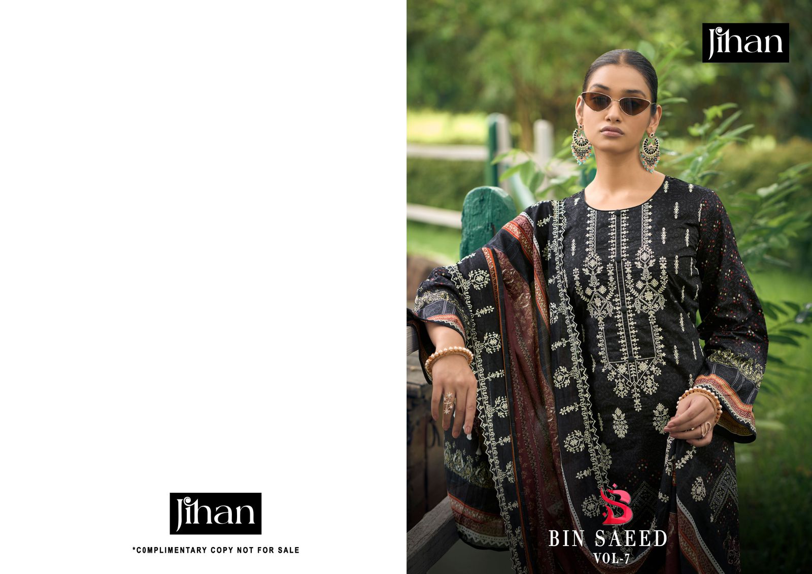 Bin Saeed Vol 7 Jihan Lawn Karachi Salwar Suits