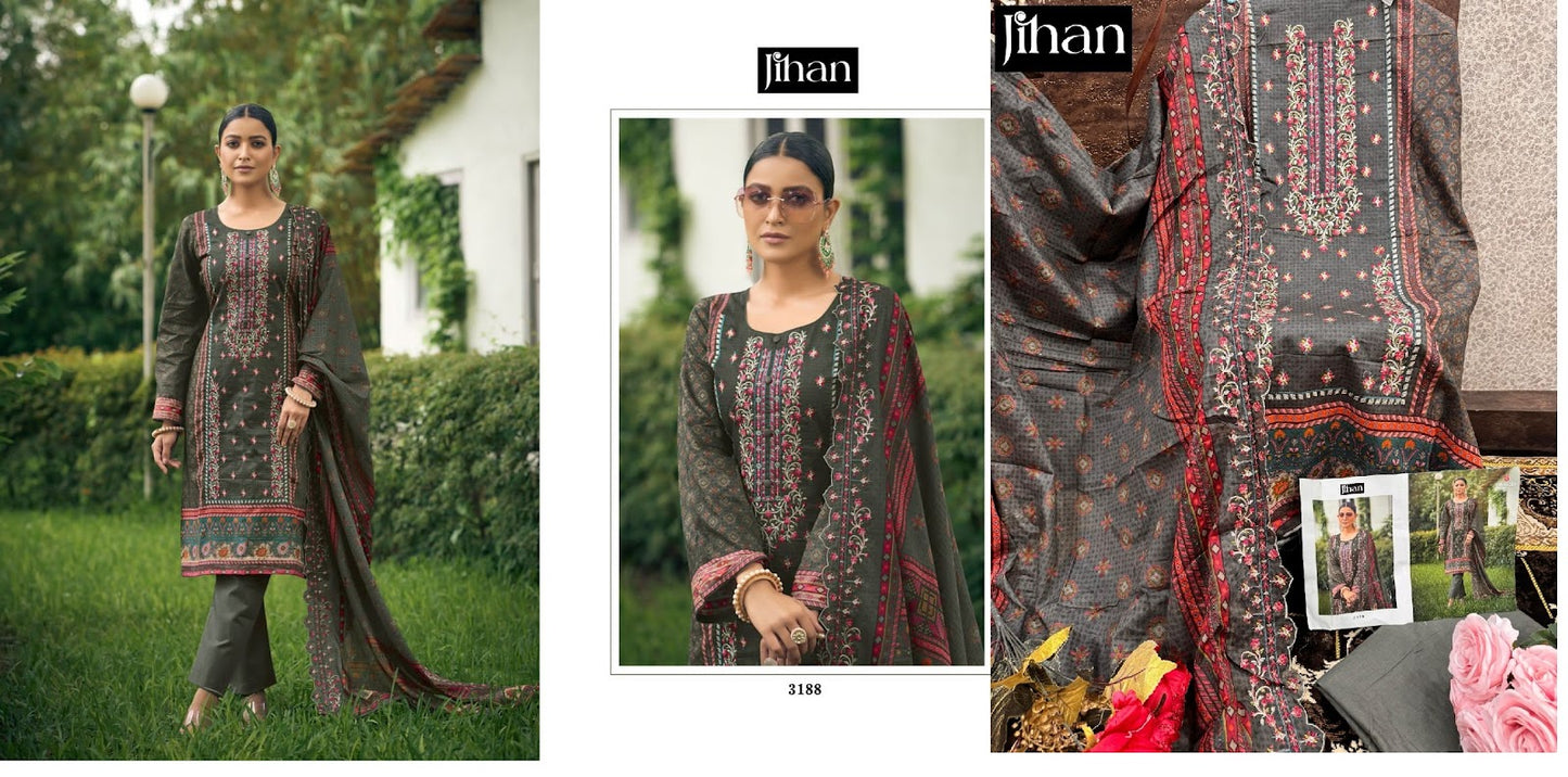 Bin Saeed Vol 7 Jihan Lawn Karachi Salwar Suits