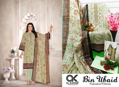 Bin Ubaid Al Karam Cambric Karachi Salwar Suits