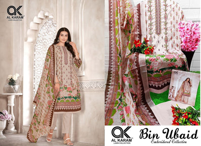 Bin Ubaid Al Karam Cambric Karachi Salwar Suits