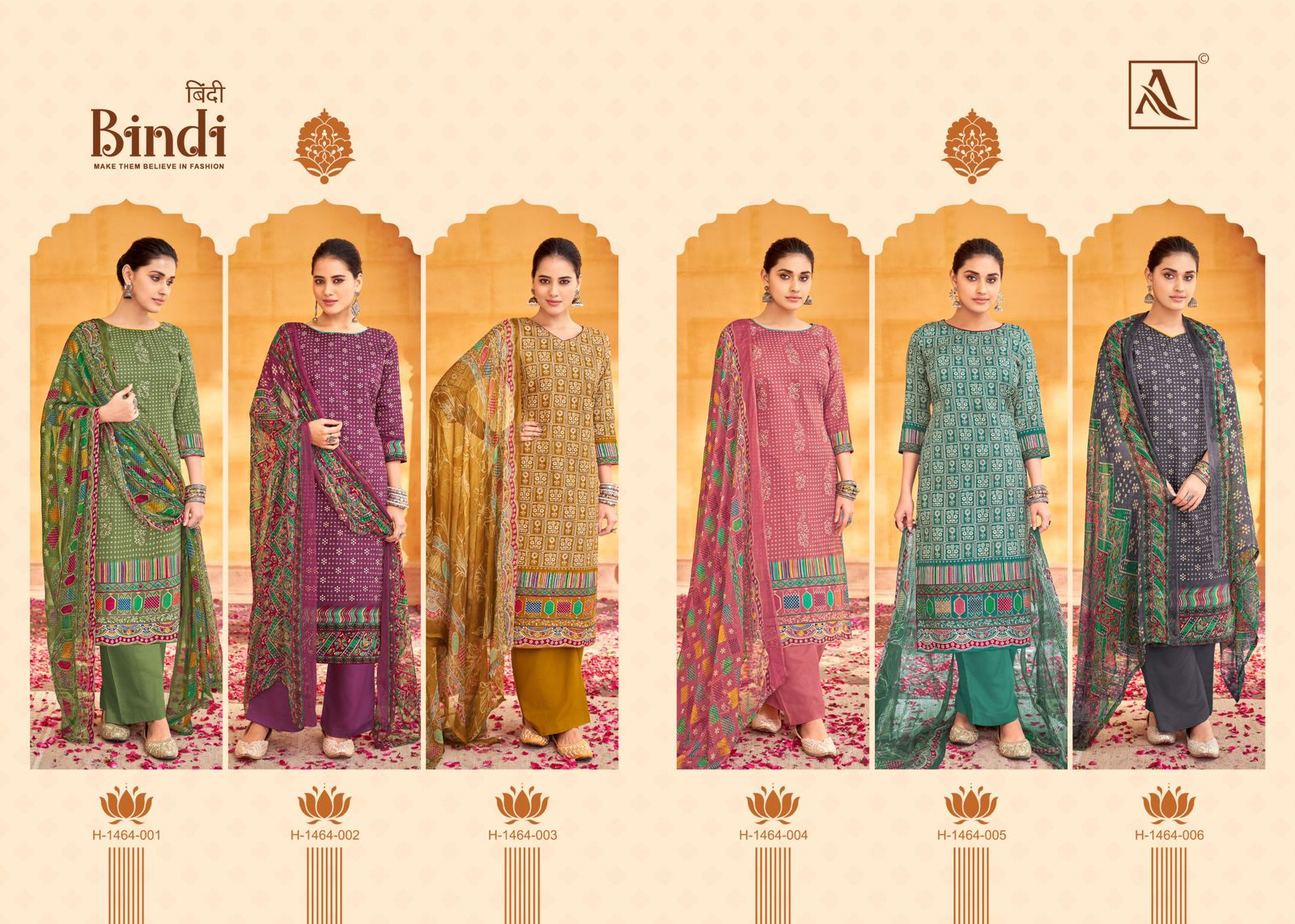 Bindi Alok Pure Zam Plazzo Style Suits
