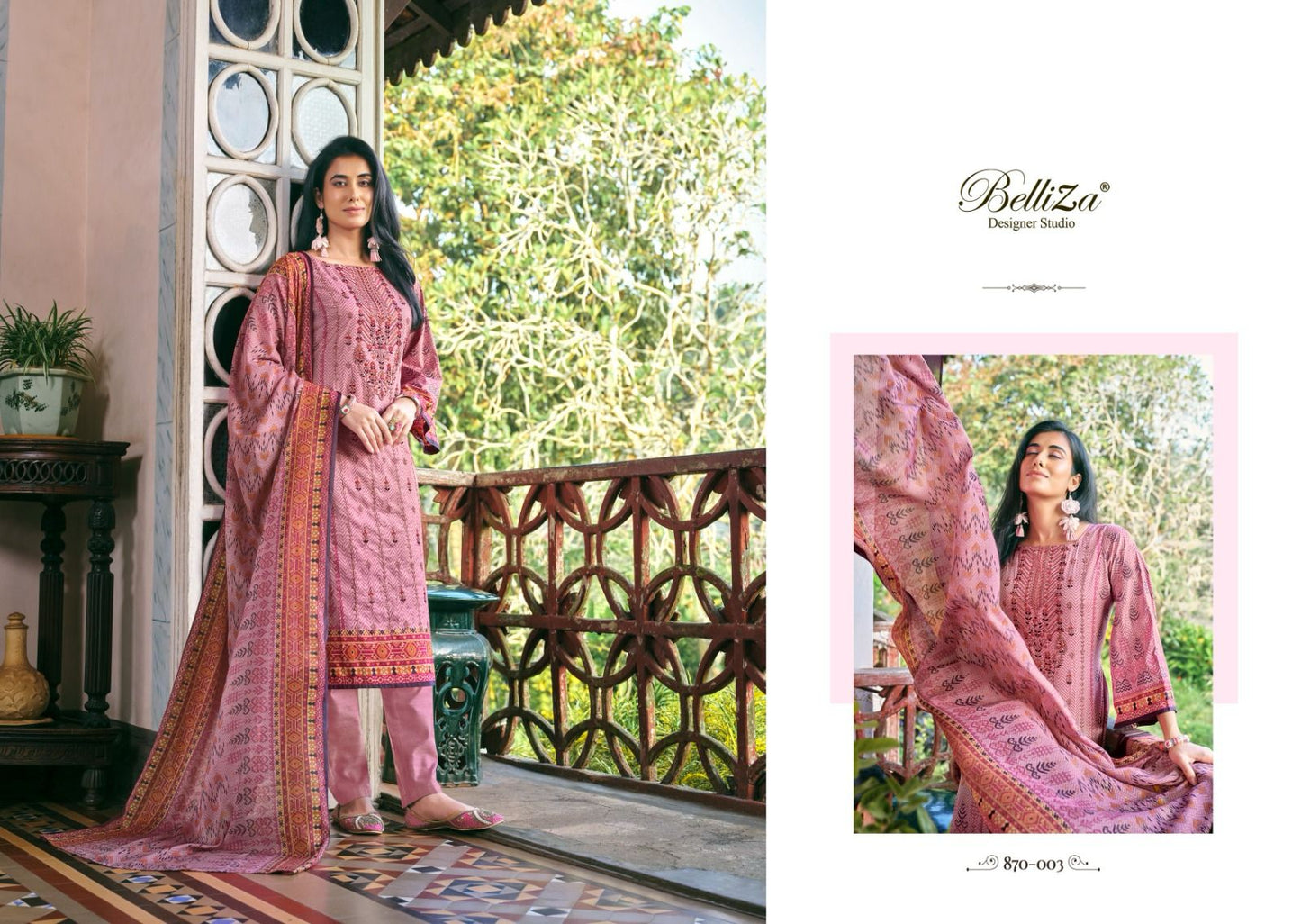 Binsaeed Vol 2 Belliza Designer Studio Cotton Karachi Salwar Suits