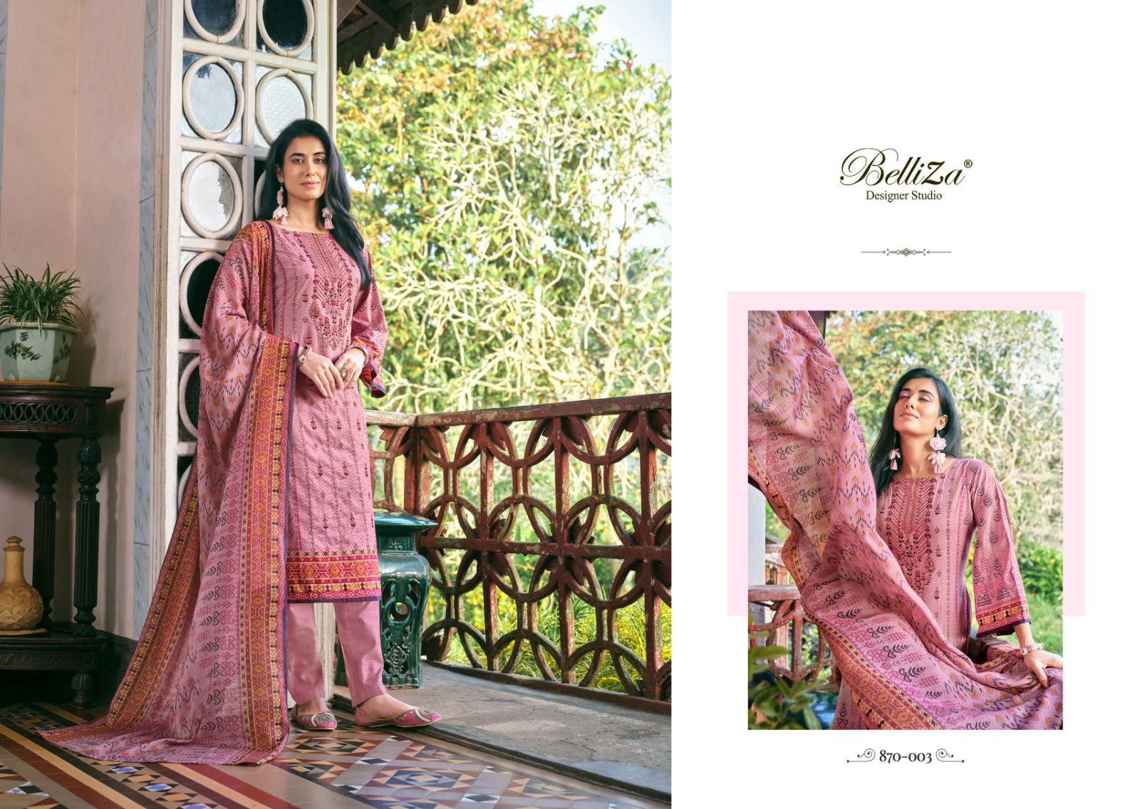 Binsaeed Vol 2 Belliza Designer Studio Cotton Karachi Salwar Suits