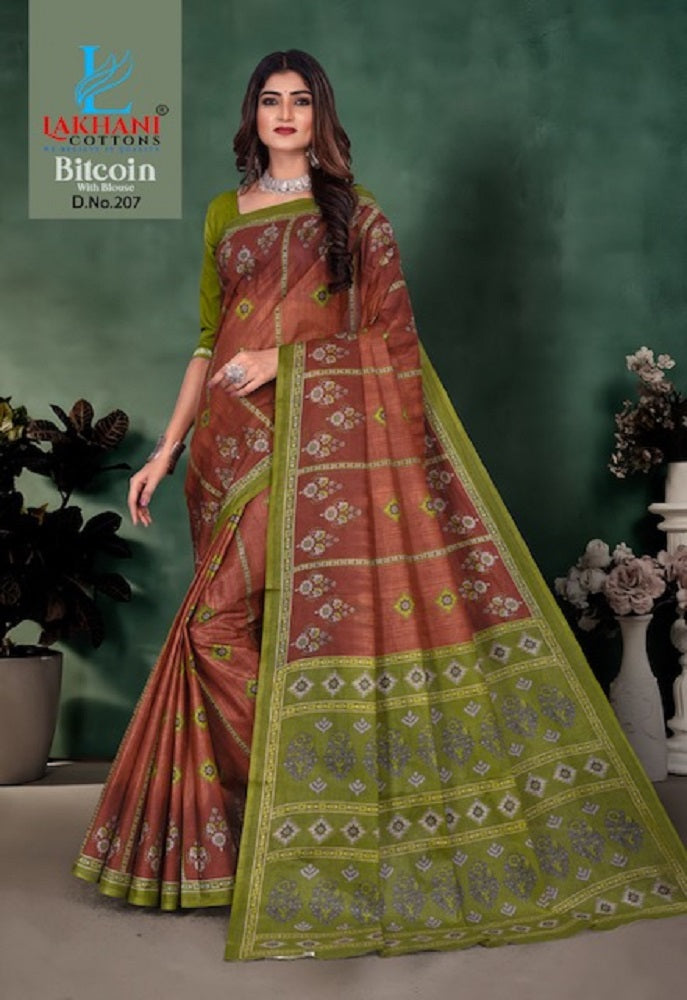 Bitcoin Vol 2 Lakhani Cotton Sarees