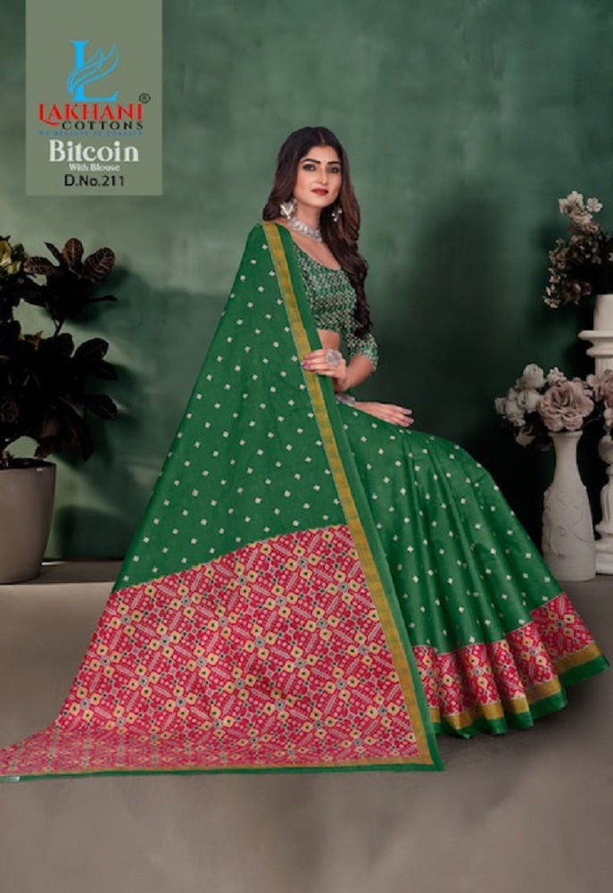 Bitcoin Vol 2 Lakhani Cotton Sarees