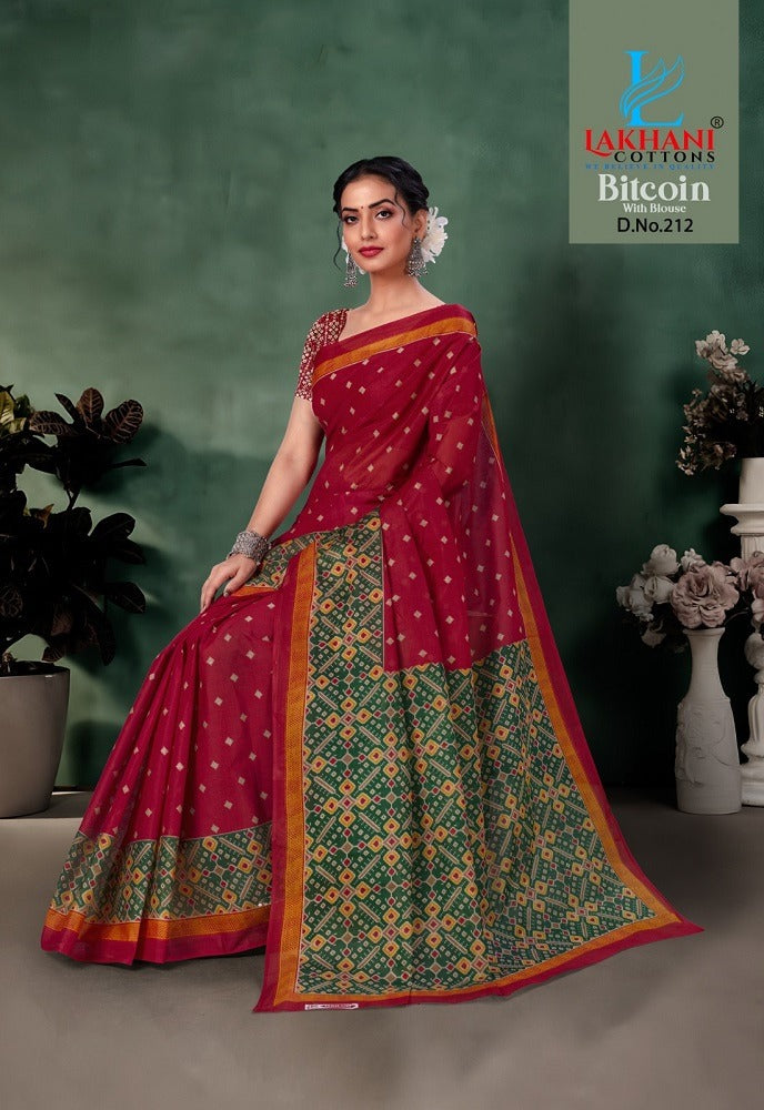 Bitcoin Vol 2 Lakhani Cotton Sarees