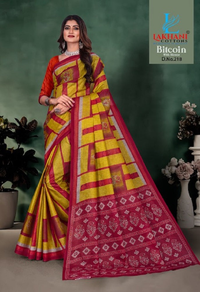 Bitcoin Vol 2 Lakhani Cotton Sarees