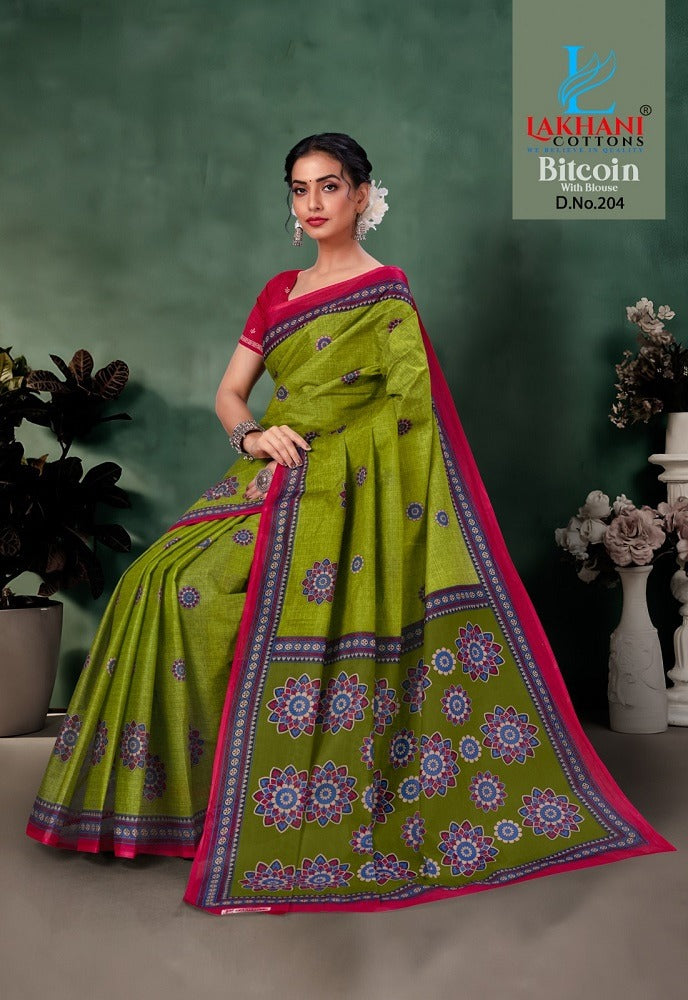 Bitcoin Vol 2 Lakhani Cotton Sarees