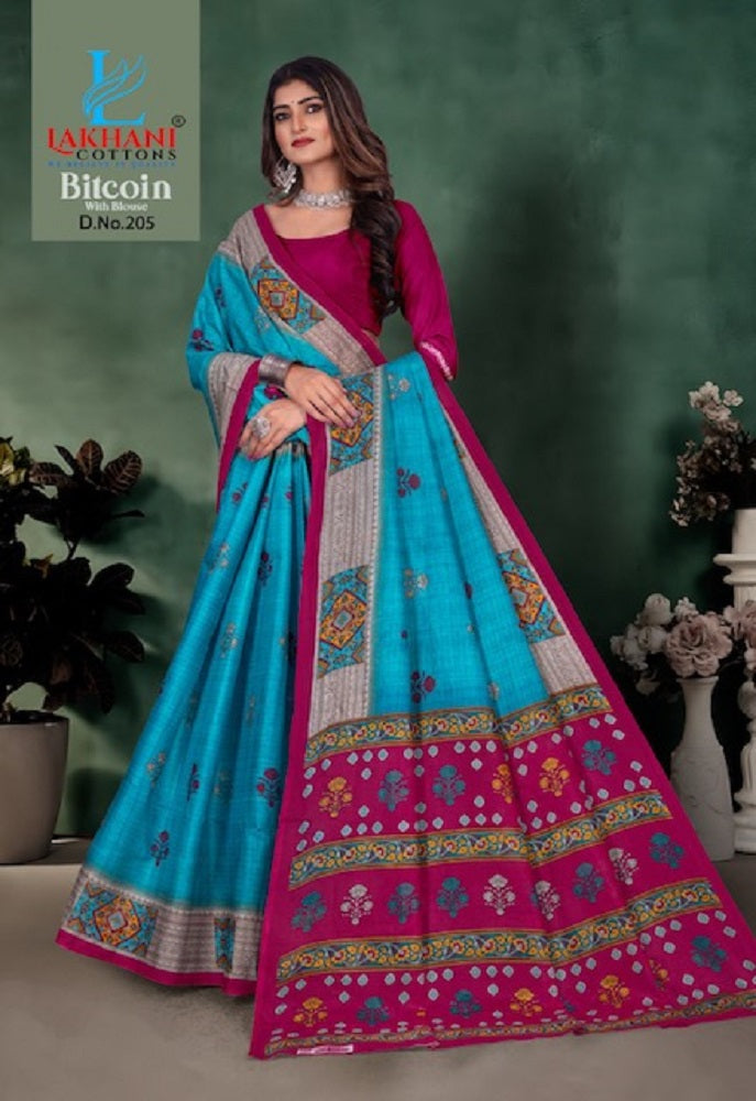 Bitcoin Vol 2 Lakhani Cotton Sarees