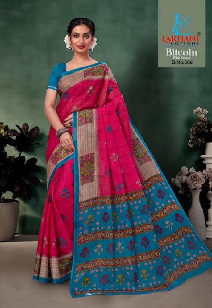 Bitcoin Vol 2 Lakhani Cotton Sarees