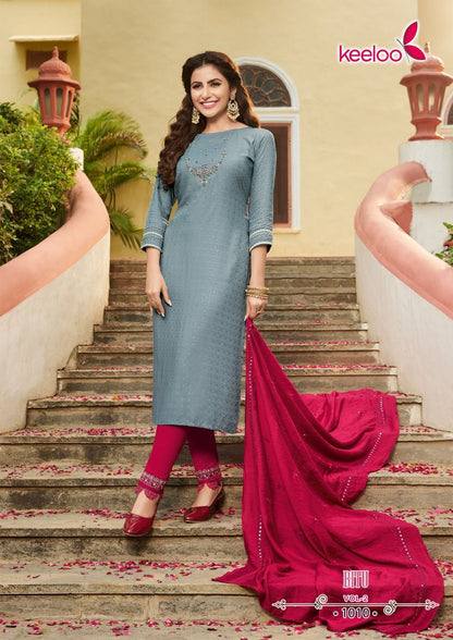 Bitu Vol 2 Keeloo Rayon Readymade Pant Style Suits