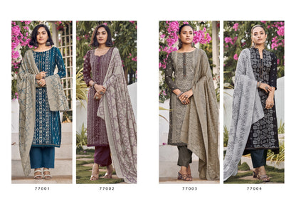 Black Berry Vol 5 Radhika Fashion Cotton Plazzo Style Suits