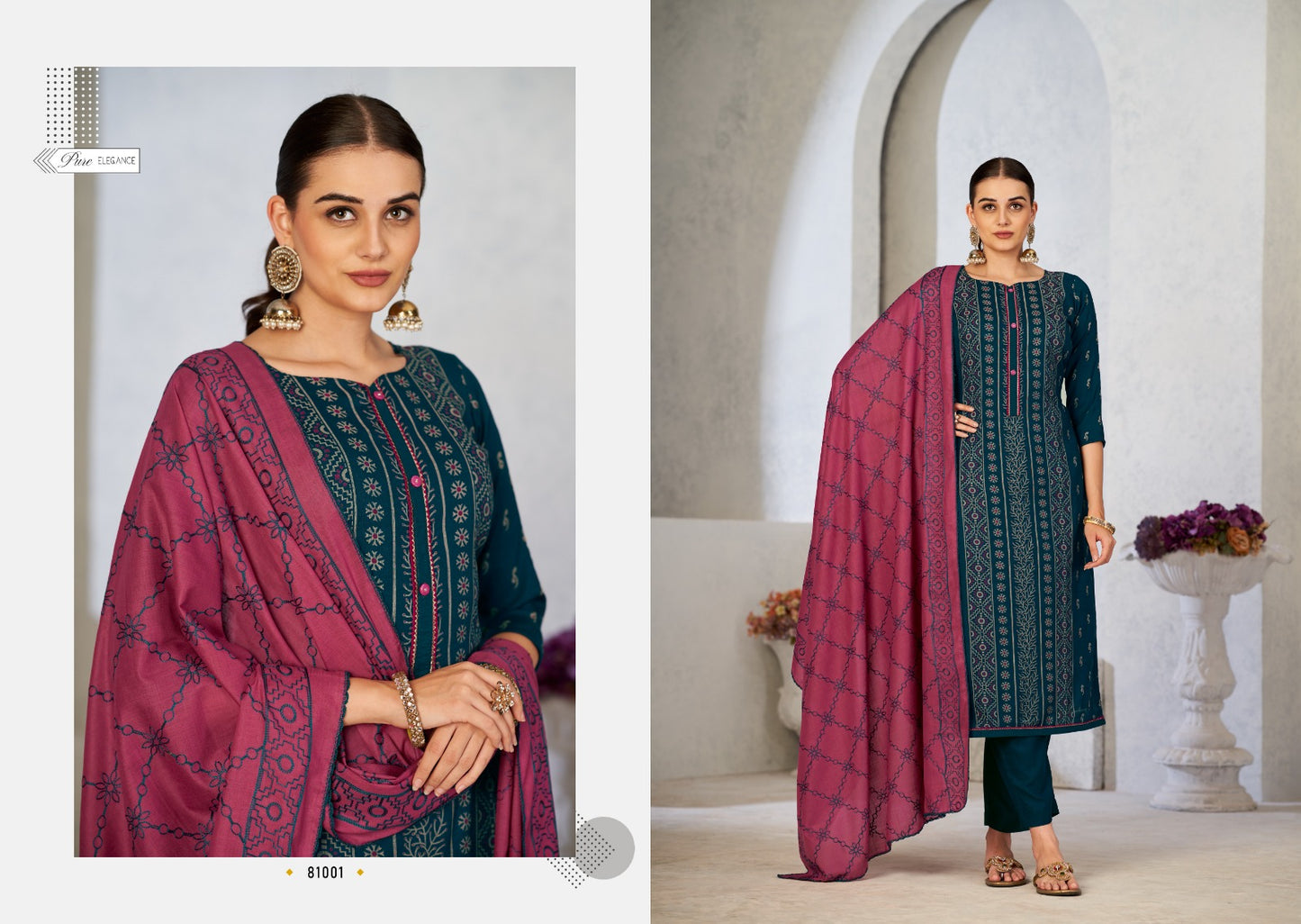 Black Berry Vol 6 Radhika Fashion Cotton Pant Style Suits