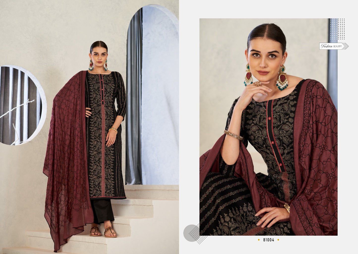 Black Berry Vol 6 Radhika Fashion Cotton Pant Style Suits