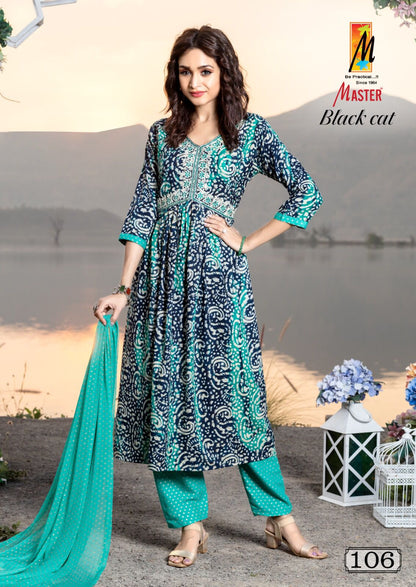 Black Cat Master Rayon Readymade Pant Style Suits