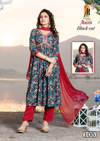 Black Cat Master Rayon Readymade Pant Style Suits