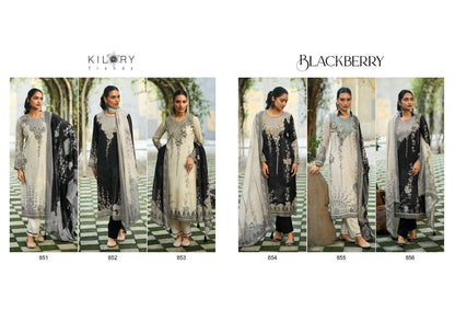 Blackberry Kilory Bemberg Muslin Pant Style Suits