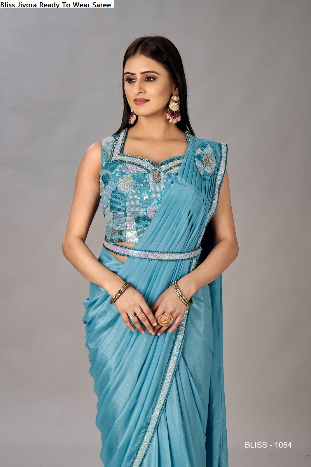 Bliss Jivora Georgette Ready To Wear Saree