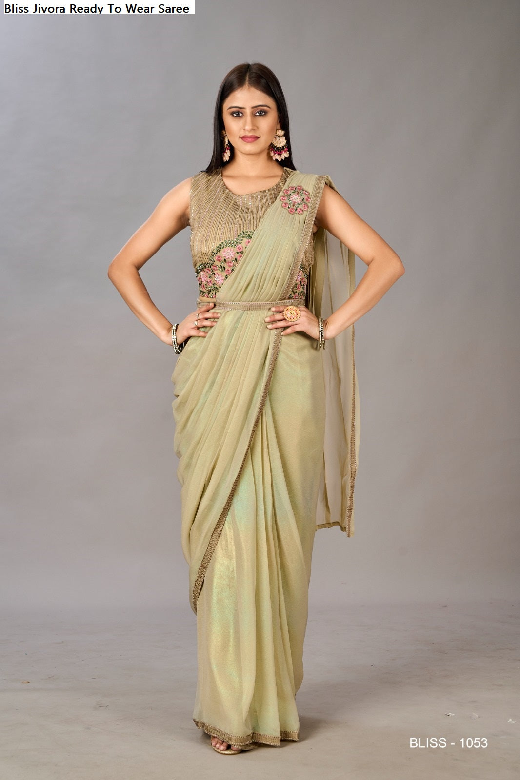 Bliss Jivora Georgette Ready To Wear Saree