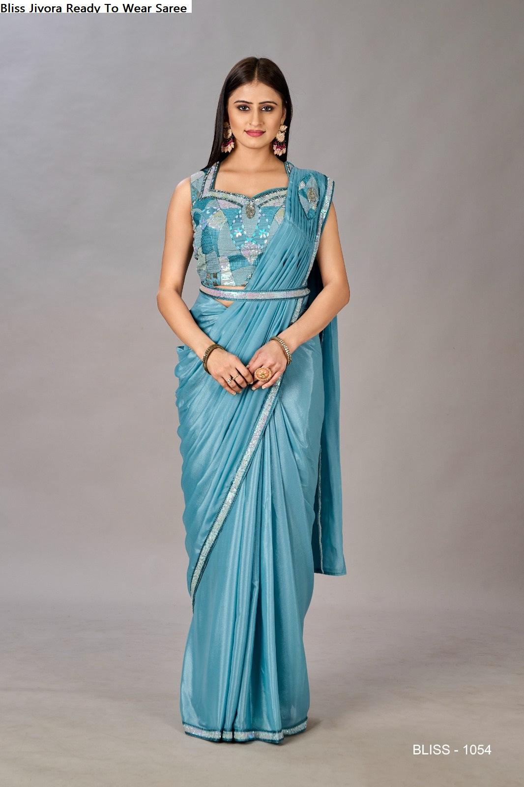 Bliss Jivora Georgette Ready To Wear Saree