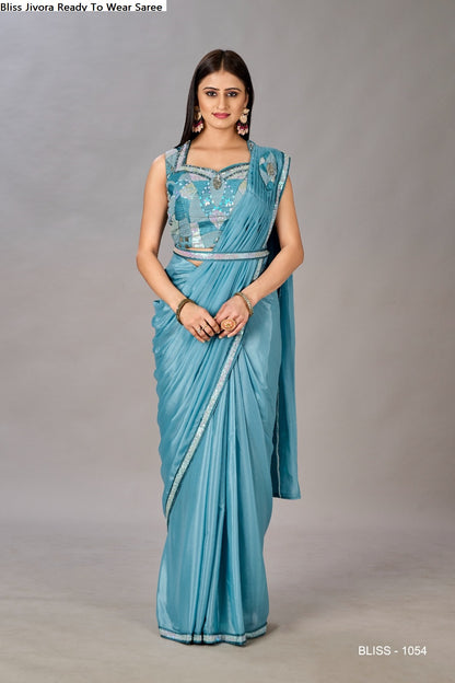 Bliss Jivora Georgette Ready To Wear Saree