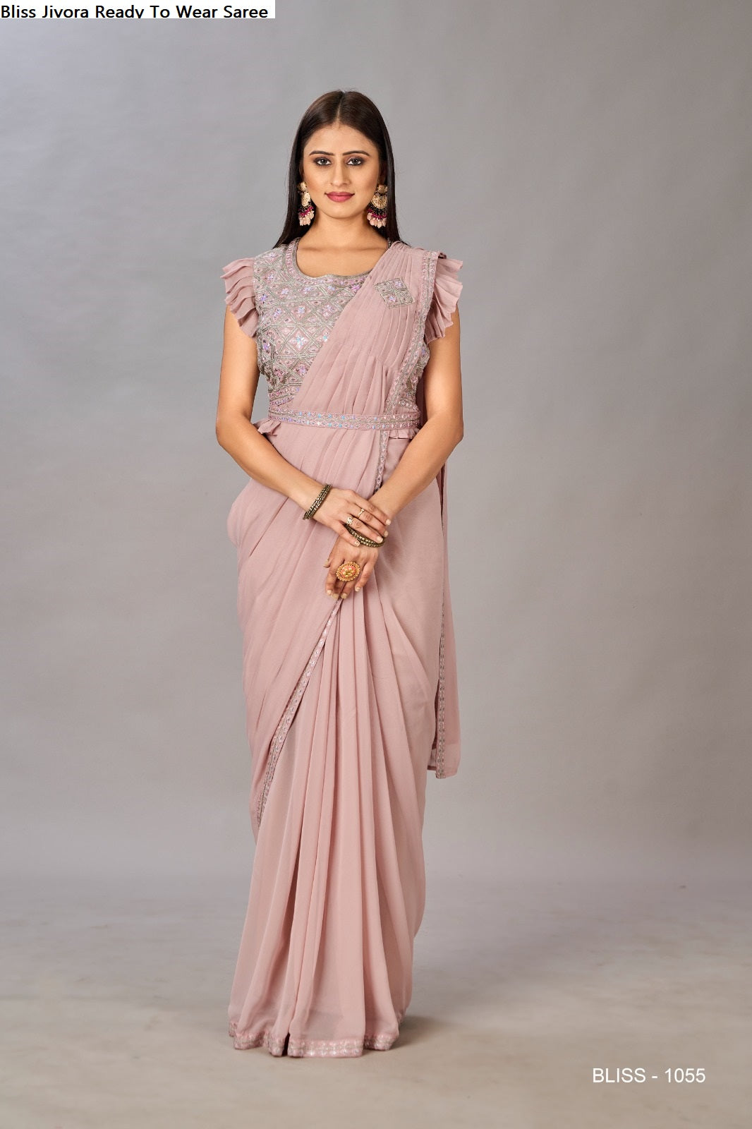 Bliss Jivora Georgette Ready To Wear Saree