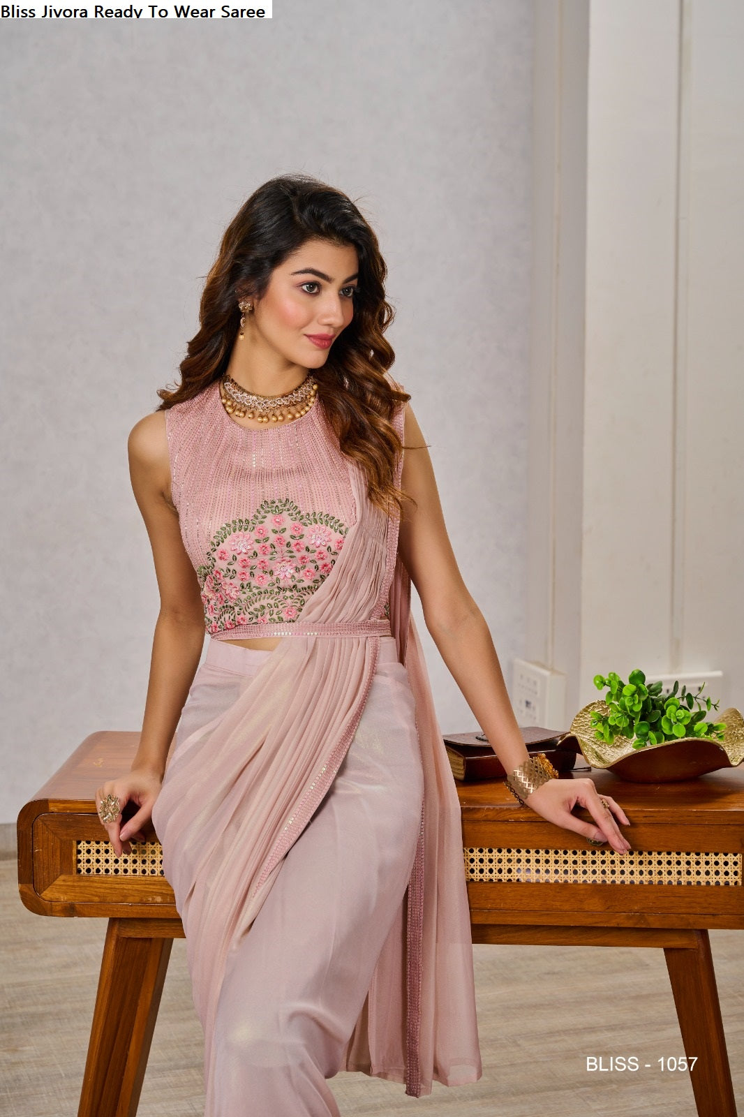 Bliss Jivora Georgette Ready To Wear Saree